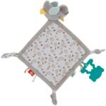 BabyJem Jucarie dentitie cu paturica pathwork Bird, BabyJem, gri