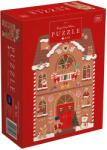 Interdruk - Puzzle Crăciun: Formă de căsuță din turtă dulce - 200 piese Puzzle