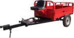 Bisonte Agro Garden Remorca motocultor Bisonte Agro Garden BTA-600R, max. 600 kg, dimensiuni bena 1400 x 1000 x 500 mm (BT6000020)