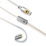 DD HIFI M110C - cablu pentru căști OFC cu microfon și conector Type-C, cu DAC USB încorporat și amplificator pentru căști, 32bit 384kHz PCM - MMCX (DDHIFI-M110C-MMCX)