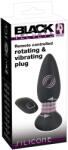 Black Velvets Velvets RC Rotating & Vi Negru Dop Anal Rotativ cu 7 Moduri