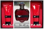 Ford Set Ford: Mustang Red, Eau De Toilette, For Men, 100 ml + Mustang Red, After-Shave Balm, 100 ml + Mustang Red, Cleansing, Shower Gel, For All Skin Types, 100 ml