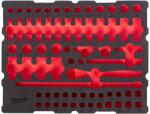 Milwaukee Set inserție spumă PACKOUT antrenor cu clichet 1/4" și chei tubulare 68 buc Milwaukee 4932502032