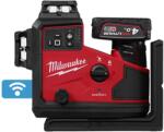 Milwaukee Nivelă laser verde M12 cu aliniere automată 360°, în 3 planuri Milwaukee M12 A3PLO-401C