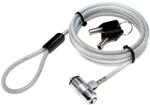 LogiLink CABLU securitate LOGILINK pt. notebook, slot standard, 2 chei standard, 1.8m, cablu otel ultra-slim, permite pivotare si rotire cablu, NBS009 (timbru verde 0.8 lei) (NBS009)