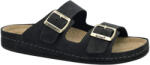 DR. FEET 8003 -as ferfi Dr Feet bőr papucs - fekete (MDS-8003fekete)