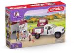Schleich Schleich, Horse Club, Clinica veterinara mobila cu remorca, set, 42704 Figurina