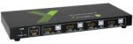 Techly Switch KVM Techly IDATA KVM-HDMI4U, 4x1 HDMI/USB, Black (IDATA-KVM-HDMI4U)