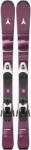 Atomic Schiuri de coborâre pentru copii + legături Atomic Maven Jr 100-120 + C5 GW red plum