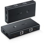 UGREEN Switch 3x HDMI, 4K@30Hz, 6x USB, 480Mbps - CM200 (50744) - Black (KF2350637)