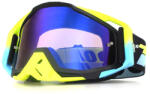 FIXATO Ochelari Moto ATV / Enduro / Cross, FIXATO, Lentila Albastra, Rama Galben cu Negru (1-len-albastra-galben-negru)