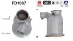 AS Filtru Funingine/Particule, Sist. De Esapament Fd1087 Audi A3 Seat Leon (FD1087)