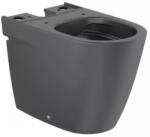 Roca Ona rimless monoblokkos wc csésze, matt fekete A342688080 (A342688080)
