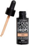 Gosh Gosh, Drops, Liquid Foundation, 004, Natural, SPF 10, 30 ml