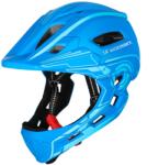 Wozinsky Casca de protectie ciclism pentru copii Wozinsky HT-27N, Marime S 52-56cm, lumina LED USB, Rosu-Galben - Albastru (WZK5907769380990)