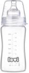 LOVI Glass biberon de sticlă 3m+ 250 ml