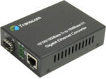 PSS Media convertor 10/100/1000M Dual Fiber, SM 20km SC / MM 2km - PSS TS-1000N-SD-20 (TS-1000N-SD-20)