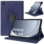EtuiTab 360 fokban forgatható EtuiTab tok, sötétkék, Samsung Galaxy Tab A9 8.7 2023-hoz, ökobőrből (A98.7360GRANATOWY)