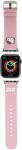 Hello Kitty Curea Hello Kitty Leather Kitty Head pentru Apple Watch 42mm / 41mm / 40mm / 38mm Series, Roz (HKAWMPGKHP)