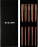 Ecocare fém Sushi pálcika dobozban rózsaarany 10 db