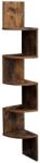 Artenat Juny Fali polc, 127 cm, barna (81182)