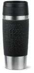 Tefal Termos Tefal Travel Mug Classic N2020210, inox, 0.36 L, 100% etans, functie Quick Press, argintiu negru (N2020310)