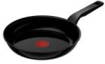 Tefal Tigaie Tefal Renew de 20 cm C4320223, 100% aluminiu reciclat, indicator Thermo-Signal, compatibil cu inductia, invelis ceramic, negru (C4320223) - darwyn