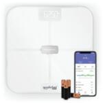 Tefal Cantar inteligent Tefal Goodvibes Sport BM9740F0, greutate maxima 200 kg, 17 indicatori de masurare, sincronizare cu aplicatia Google Fit, Apple Health si sau Fitbit, sticla securizata tratata termic, Cantar baie