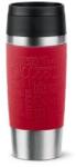 Tefal Termos Tefal Travel Mug Classic N2020410, inox, 0.36 L, 100% etans, functie Quick Press, argintiu rosu (N2020410)