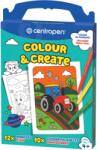 Centropen colour & create, fixy + omalovánky, motivy pro kluky
