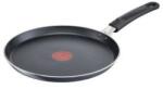 Tefal Tigaie pentru clatite XL Force C3851053, 25 cm, A nveliE antiaderent 100% sigur, de lunga durata, Thermo-Signal, , baza Diffusion+, aluminiu, negru (C3851053)