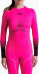 X-Bionic Bluză termoactivă pentru femei X-Bionic Invent Graphics LS fluo pink/x white