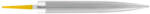 Pferd Félköríves reszelő, Pferd COR 835 200 H0 - 200/0, szürke, 20 cm, acél, markolat nélkül (TC227537)