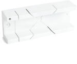 Kubala Gérvágó láda, Kubala 1645, fehér, 300 x 115 mm, tartós műanyag, pontos vágásokhoz, 45° és 90° vágás (TC2260114)
