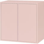 Leziter Dulap de perete Boxie cu 2 uși, 80x80x37 cm, roz (LBX80802API)