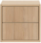 Leziter Dulap de perete Boxie cu 2 sertare, 40x40x37 cm, stejar Sonoma (LBX40402FST)