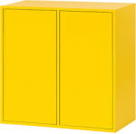 Leziter Dulap de perete Boxie cu 2 uși, 80x80x37 cm, galben (LBX80802ASA)