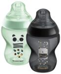 Tommee Tippee Sticlă pentru sugari cu imagine C2N, 0m+, 260ml, 2buc (BD5010415225214)