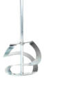 Kubala Ax de amestecare, Kubala 1202, argintiu, diametru: 110 mm, prindere cilindrică, suprafață din oțel, 500 mm