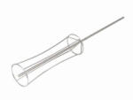 Kubala Curățător de role, Kubala 4000, diametru: 84 mm, lungime: 550 mm, oțel galvanizat, se atașează la bormașină
