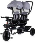 Chipolino Tricicletă pentru gemeni Hip Hop platină TRKHH0262PL