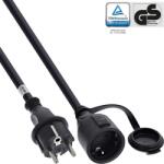 InLine Cablu prelungitor Schuko exterior IP44 T-M 5m Negru, InLine IL16005S (IL16005S)