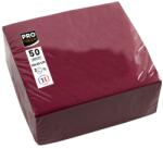 Pro Nappe 50 db Micro-Dombornyomott Papírszalvéta 20x20 cm 2 Rétegű Bordó