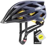 uvex i-vo cc MIPS Kerékpáros Sisak - Midnight-Silver Matt - 52-57 cm - MIPS Rendszer - LED Lámpával Bővíthető - Férfi és Női Bukósisak