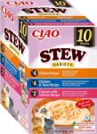 Inaba Foods Cat Stew Variety - csirke, csirke-tonhal, csirke-lazac 10 x 40 g - csui