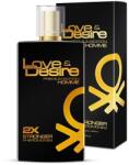 Love & Desire Parfum cu feromoni Love & Desire Gold pentru bărbați - androstenol, androstenonă, androsteron și androstadienonă 100 ml (LDS01)