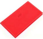 Realsystem Zsebnaptár 2027 heti fekvő 9x16, 5cm REAL Bolero 5712-47 piros