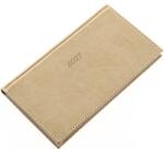 Realsystem Zsebnaptár 2027 heti fekvő 9x16, 5cm REAL Bolero 5712-46 drapp