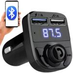 Hurtnet FM BT transmitter és kihangosító, MP3, SD, 2 db USB bemenettel (2867)