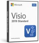 Microsoft Licență Visio 2019 Standard 5 PC - Activare Online